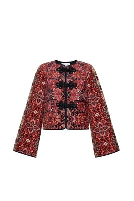 Yanna Jacket in Tapestry Red | Over The Moon