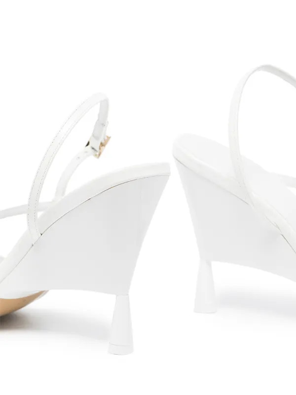 x RHW Rosie 5 100mm leather sandals | Farfetch (RoW)