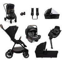 Nuna Triv Next Generation Bundle With Pipa Next Car Seat &Ndash; Caviar (Tan Leatherette) | Very (UK)