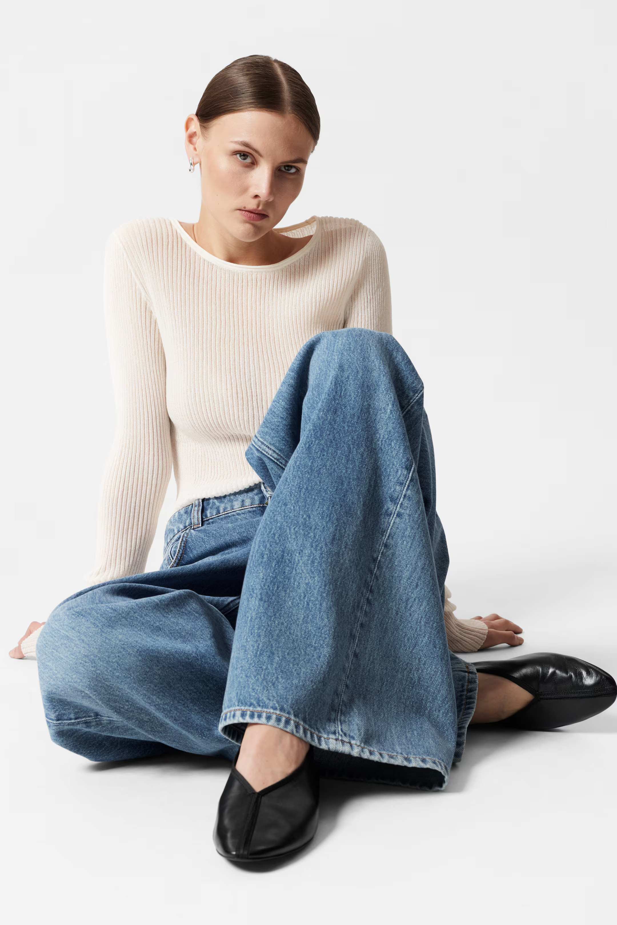 Almond-Toe Ballerina Flats | H&M (UK, MY, IN, SG, PH, TW, HK)