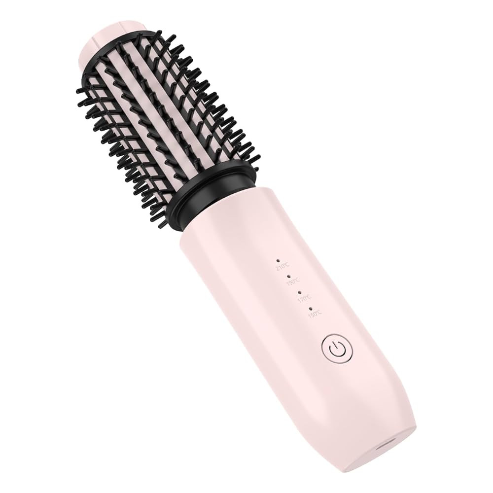 ZOKBOM 3 in 1 Cordless Hair Curler, Travel Curling Iron Brush with 4 Temperature Adjustable, USB ... | Amazon (CA)