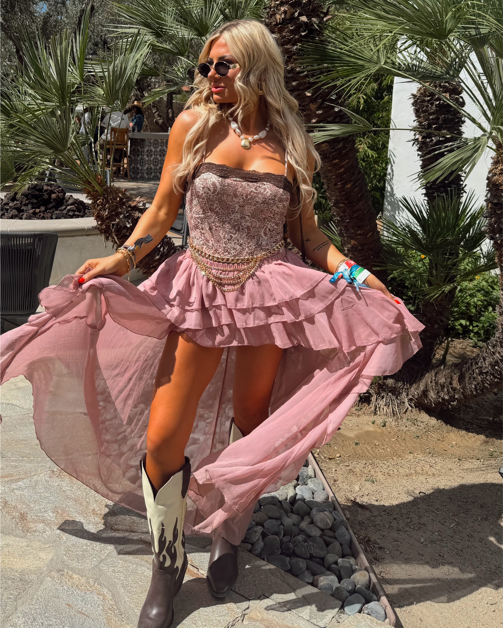 I wore this to a Rancher Hat event & a Stetson event! Again, soooo many compliments!! Loved this look #Stagecoach #Dingoboots #LTKshoecrush 🥂🤠💖

Use RANDIMELLIES to save at Dingo! 

Exact skort & belt are Fashion Nova 

#LTKFestival #LTKootd #LTKSeasonal
