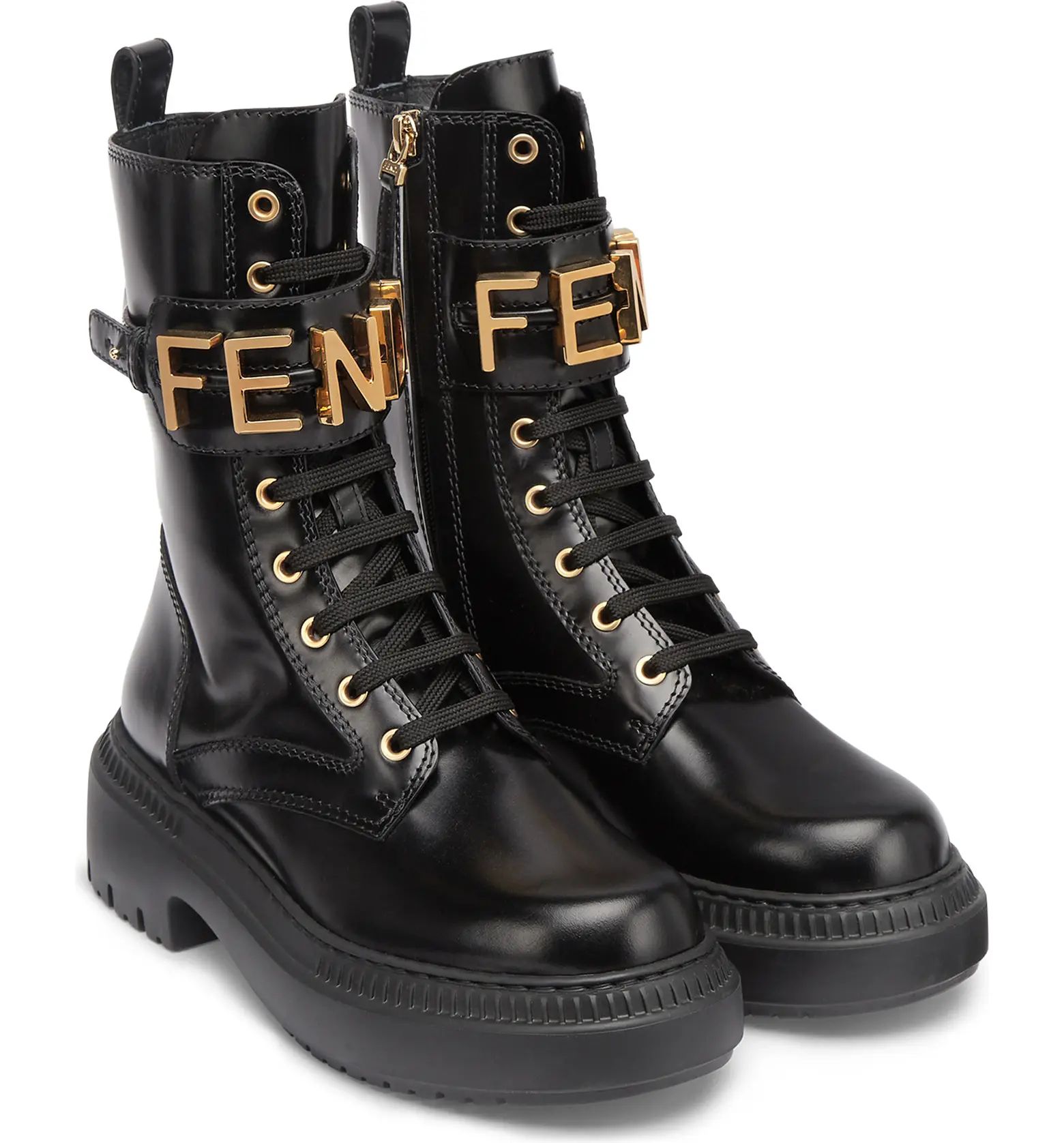 Fendi graphy Combat Boot | Nordstrom | Nordstrom