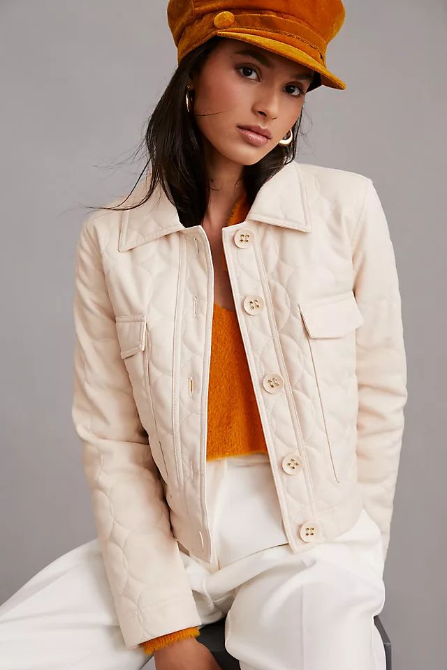 By Anthropologie Faux Leather Jacket | Anthropologie (US)