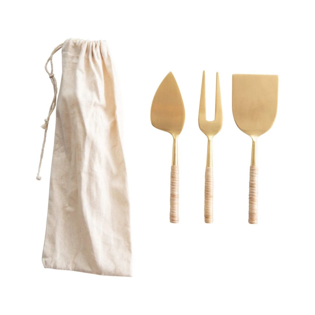 GOLD CHEESE SERVERS (Set of 3) | Cooper at Home