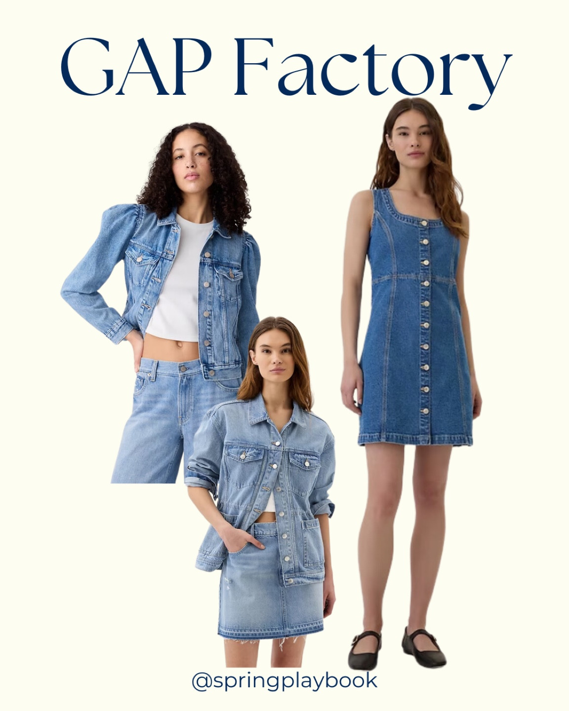 Gap Factory Denim Jackets & Dress

These jackets look great for Light Flow: Light Spring & Light Summer

The dress looks like a nice medium wash for all. 

#createdcolorful #createdcolorfulspring #hocspring #tcispring #pcaspring #lightspring #warmspring #truespring #brightspring #clearspring #paintboxspring #bluespring

#LTKSeasonal #LTKFindsUnder50 #LTKSaleAlert