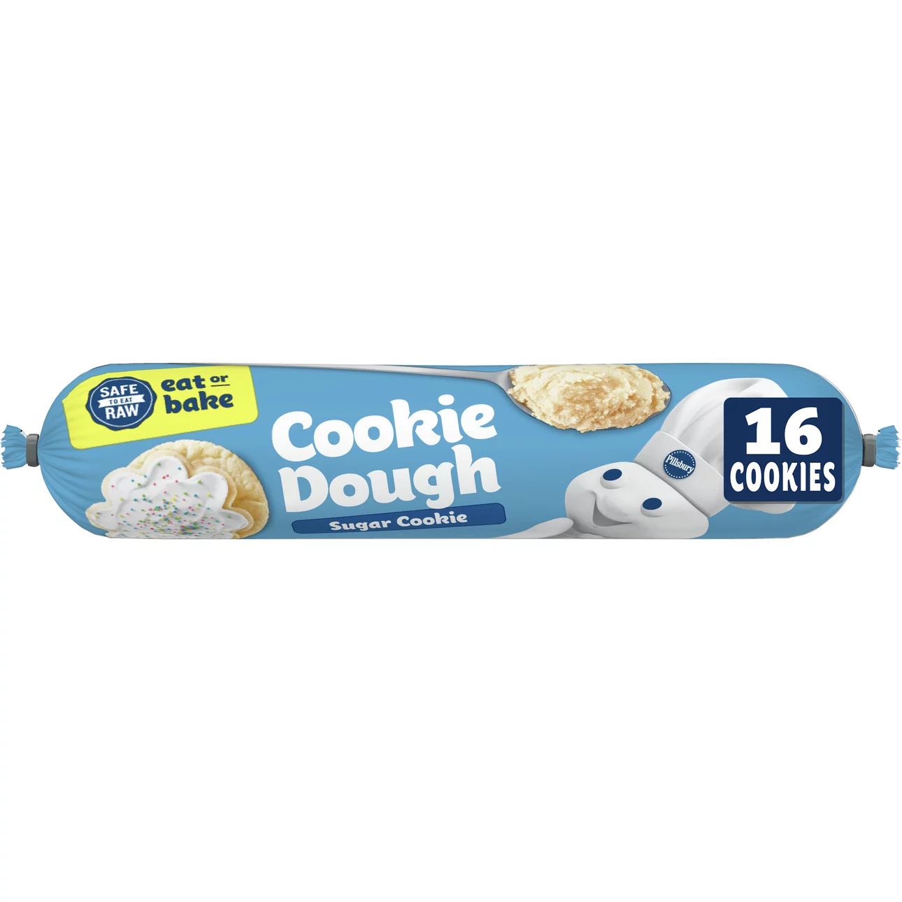 Pillsbury Ready To Bake Refrigerated Sugar Cookie Dough, 16.5 oz. | Walmart (US)