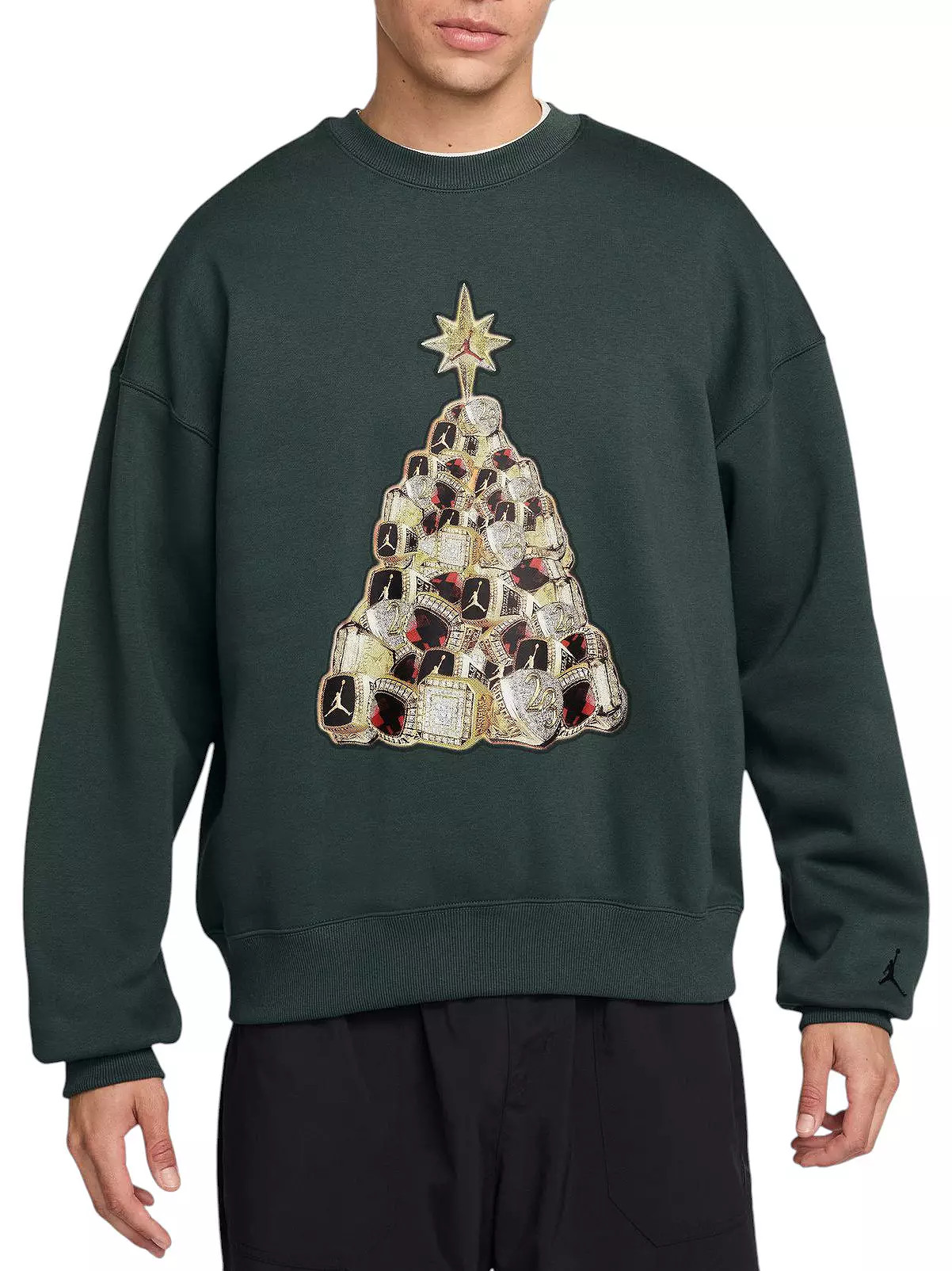 Jordan Men's Holiday Fleece Crewneck Sweatshirt | DICK'S Sporting Goods