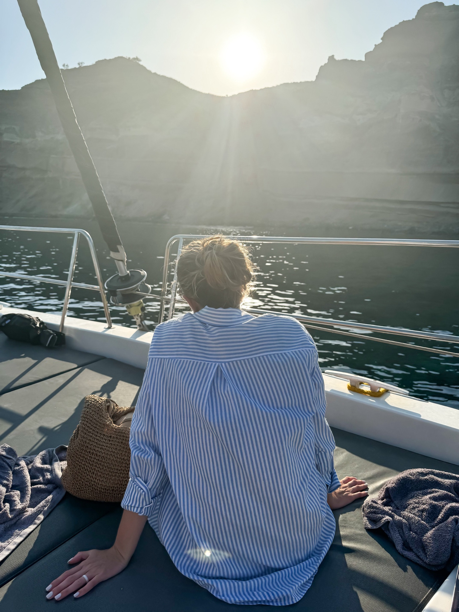 Sunset boat cruise in Santorini Greece wouldn’t be complete without a cute coverup, salty skin, wet hair, and a cute bag! 

#LTKStyleTip #LTKItBag #LTKTravel