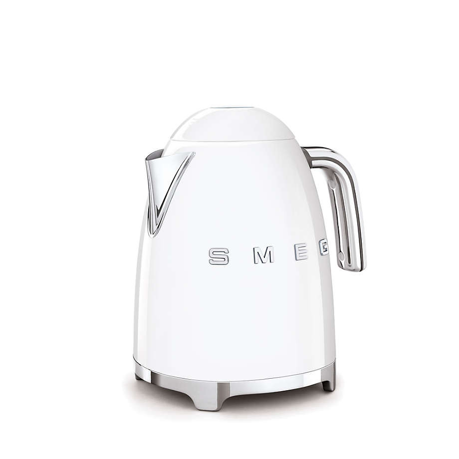 Smeg Cream Retro Electric Tea Kettle + Reviews | Crate & Barrel | Crate & Barrel