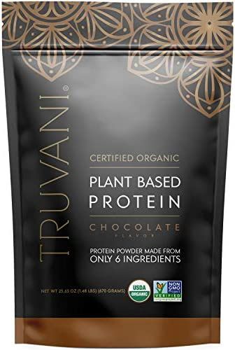 TRUVANI Plant Based Protein Powder | USDA Certified | Organic Protein Powder | Vegan, Non-GMO, Gl... | Amazon (US)
