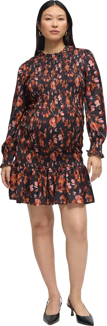 Ingrid & Isabel Short Smocked Occasion Maternity Dress | Nordstrom | Nordstrom