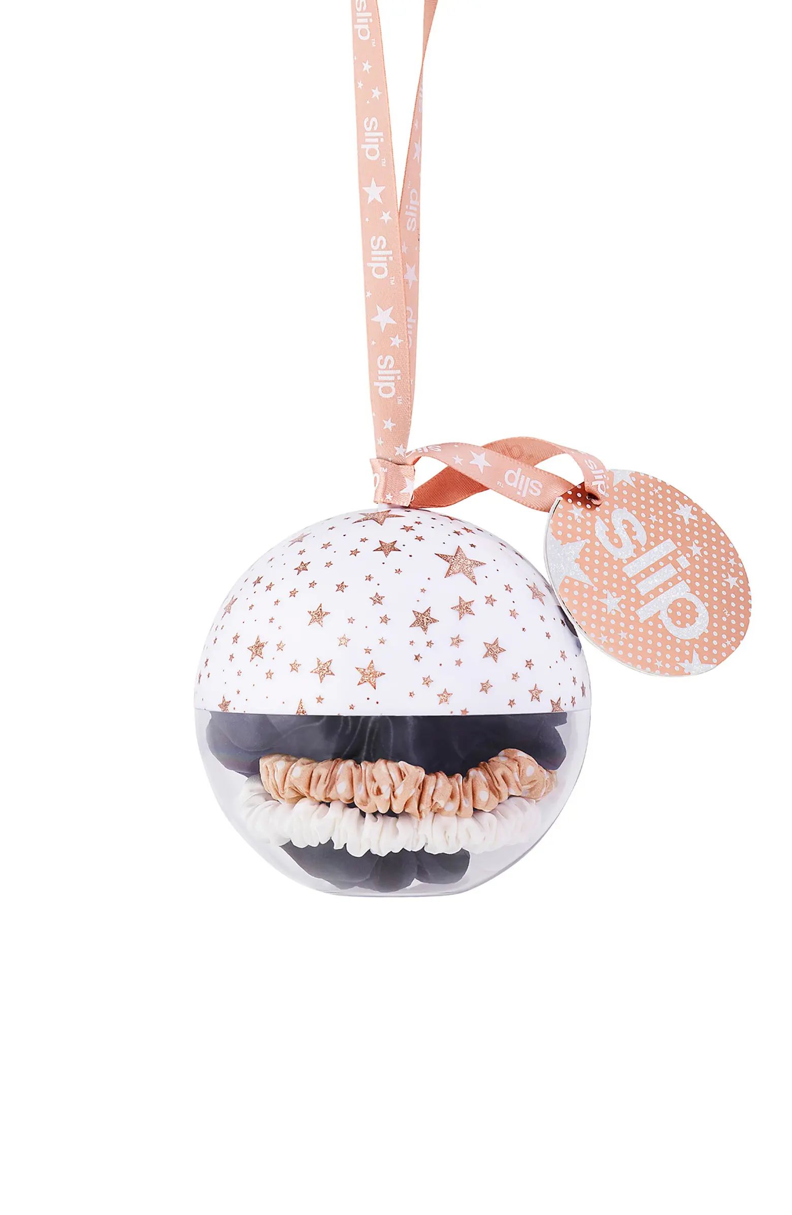 slip Pure Silk Hair Tie Stargazer Holiday Bauble | Nordstrom | Nordstrom