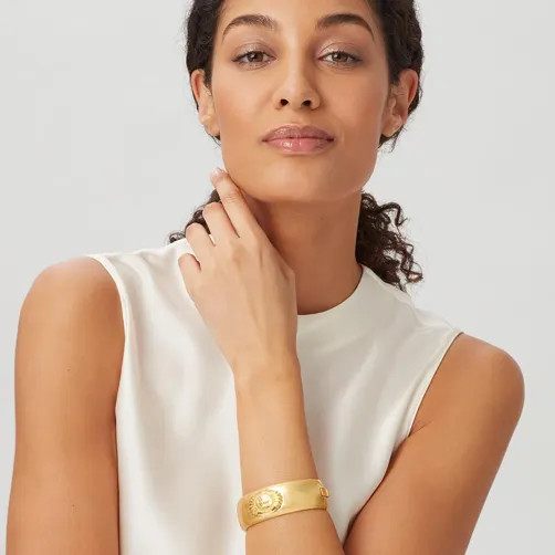 Etruscan Lion Hinged Cuff Bracelet | The MET