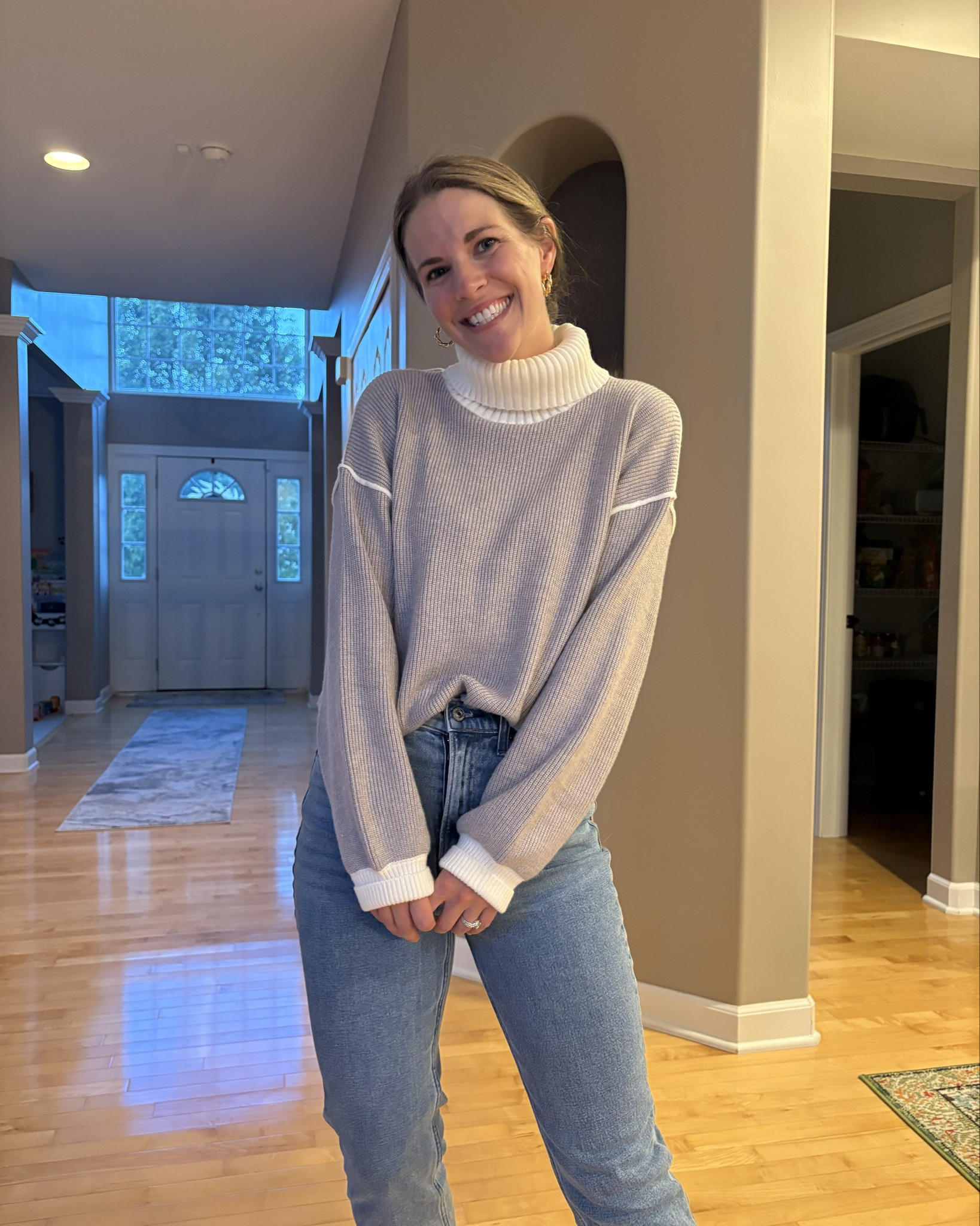 Ready for fall with the cutest sweater and coat 🍁🍂🍁

Wearing a size small in both!

#LTKFindsUnder50 #LTKFallSale #LTKSaleAlert