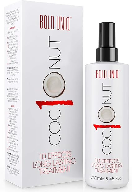 Coconut Thermal Protection Spray - Prevents Frizz and Split Ends for All Hair Types - Heat Defens... | Amazon (US)