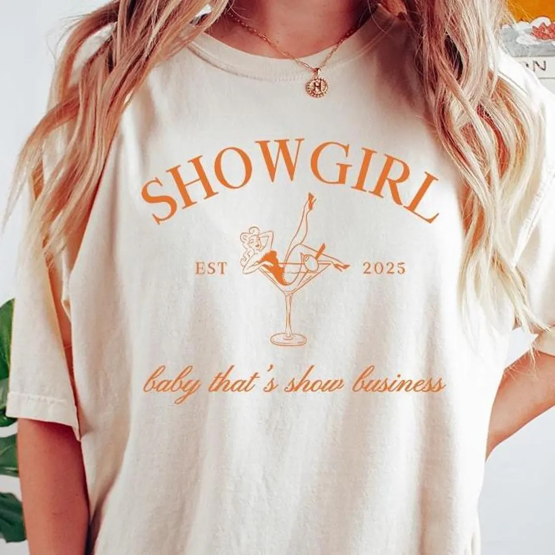 The Showgirl in the Martini Glass Sweatshirt, Show Business Shirt, in My Showgirl Era Tshirt, Sho... | Etsy (US)