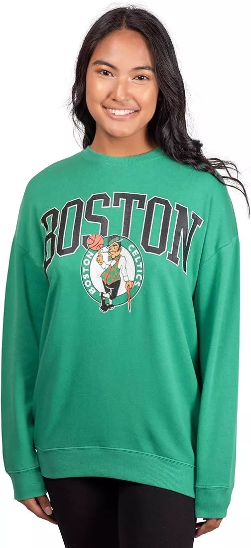  Ultra Game NBA Boston Celtics Womens Tunic Hoodie