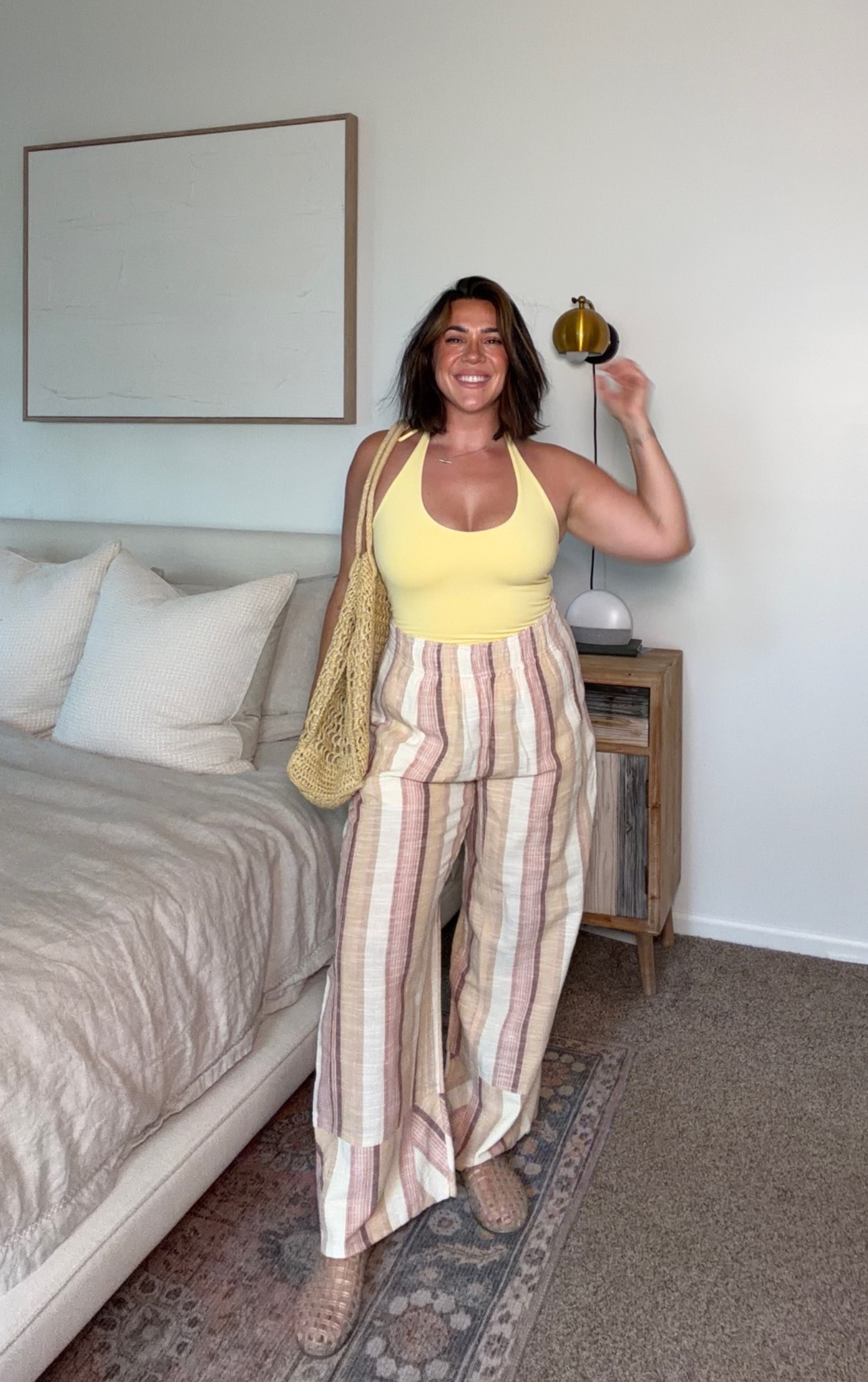 Easy summer outfit that’s breathable and light! All size M (could have done L in top).

#LTKootd #LTKdayinmylife #LTKMidsize