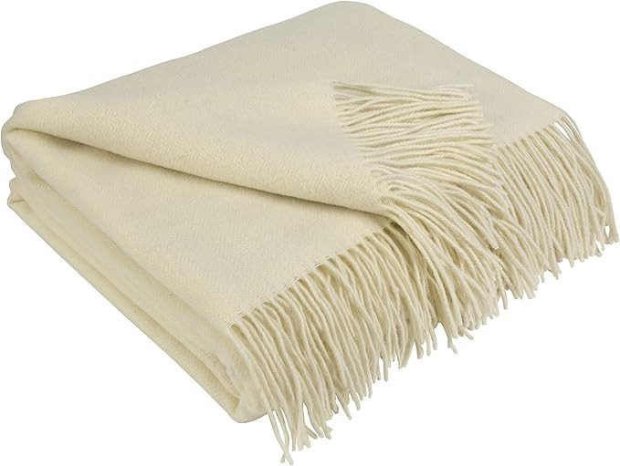LYHome Cashmere Blanket with Merino - Luxury Wool Throw Soft Cozy and Warm, Decorative Throws Cou... | Amazon (US)