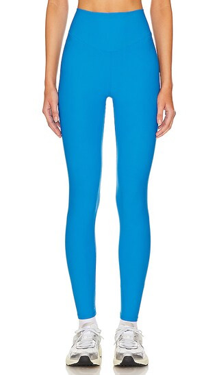 Peached High Midi Pant in Pool | Revolve Clothing (Global)