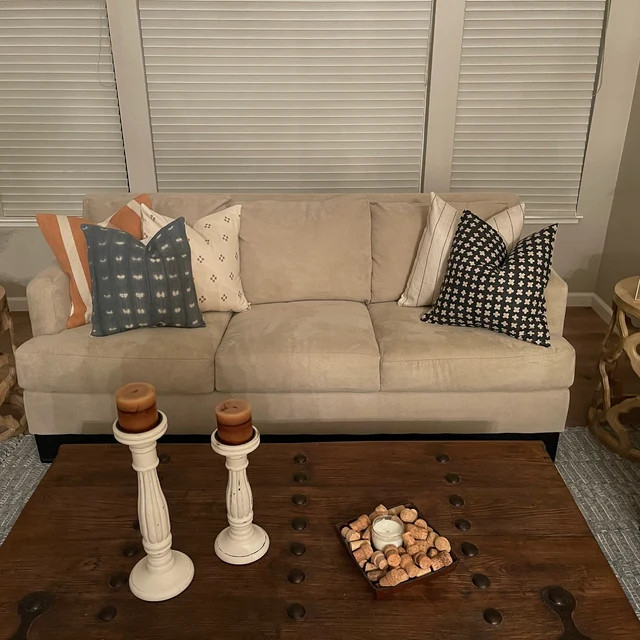 Antique Stripe Brown Stipe Pillow Cover Linen Pillows - Etsy | Etsy (US)