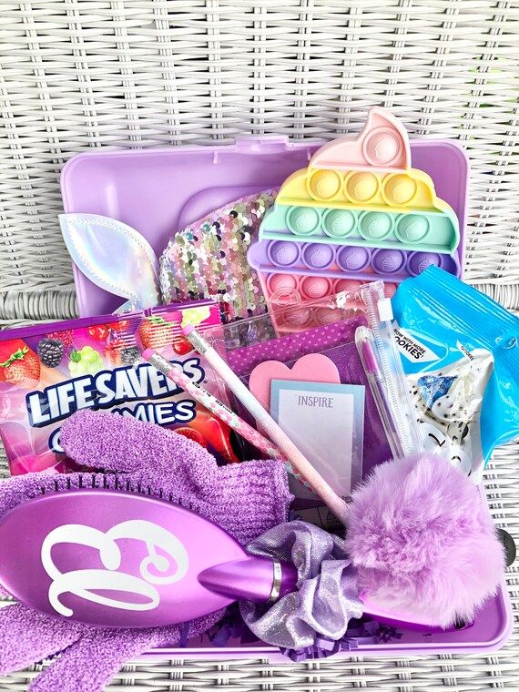 Purple Glam Box Gift for Girl Gift for Tween Tween Girl | Etsy | Etsy (US)