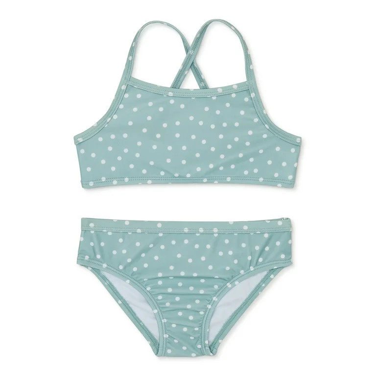 Wonder Nation Baby and Toddler Girl Bikini, 2-Piece, Sizes 12M-5T | Walmart (US)