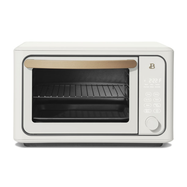 Restored Made by Gather Beautiful 6 Slice Air Fryer Toaster Oven, White (Refurbished) | Walmart (US)