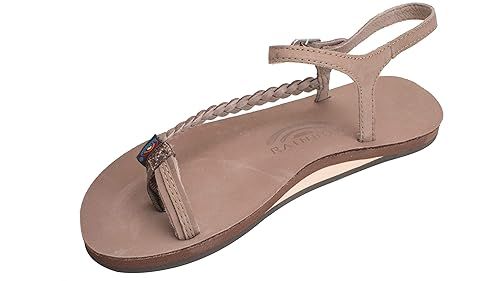 Rainbow Sandals Marley - Single Layer Sandal w/Toe Loop and Side Braid | Amazon (US)