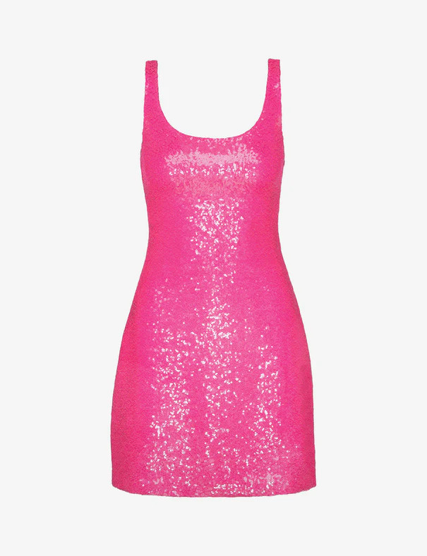 Sequin Scoop Neck Tank Dress | Commando®
