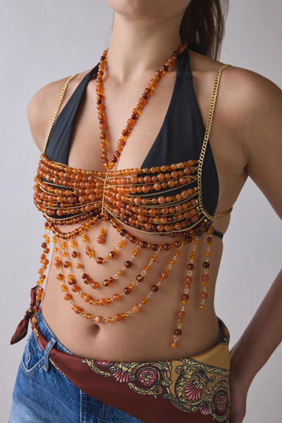 Vivian Beaded Bra Top | Urban Outfitters (US and RoW)