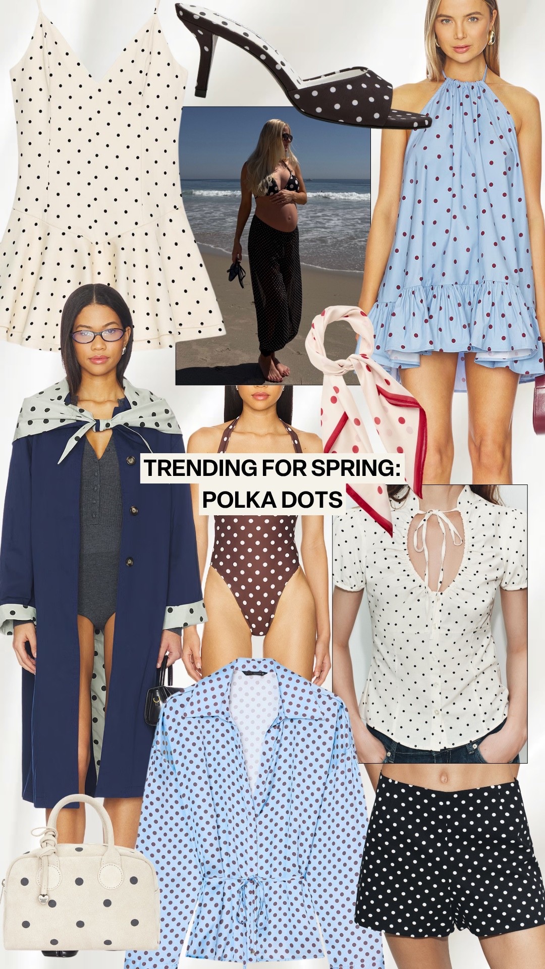 Trends I’m Loving for Spring - polka dots! #kathleenpost

Currently trending, matching sets, mixed patterned, spring transition outfits 
