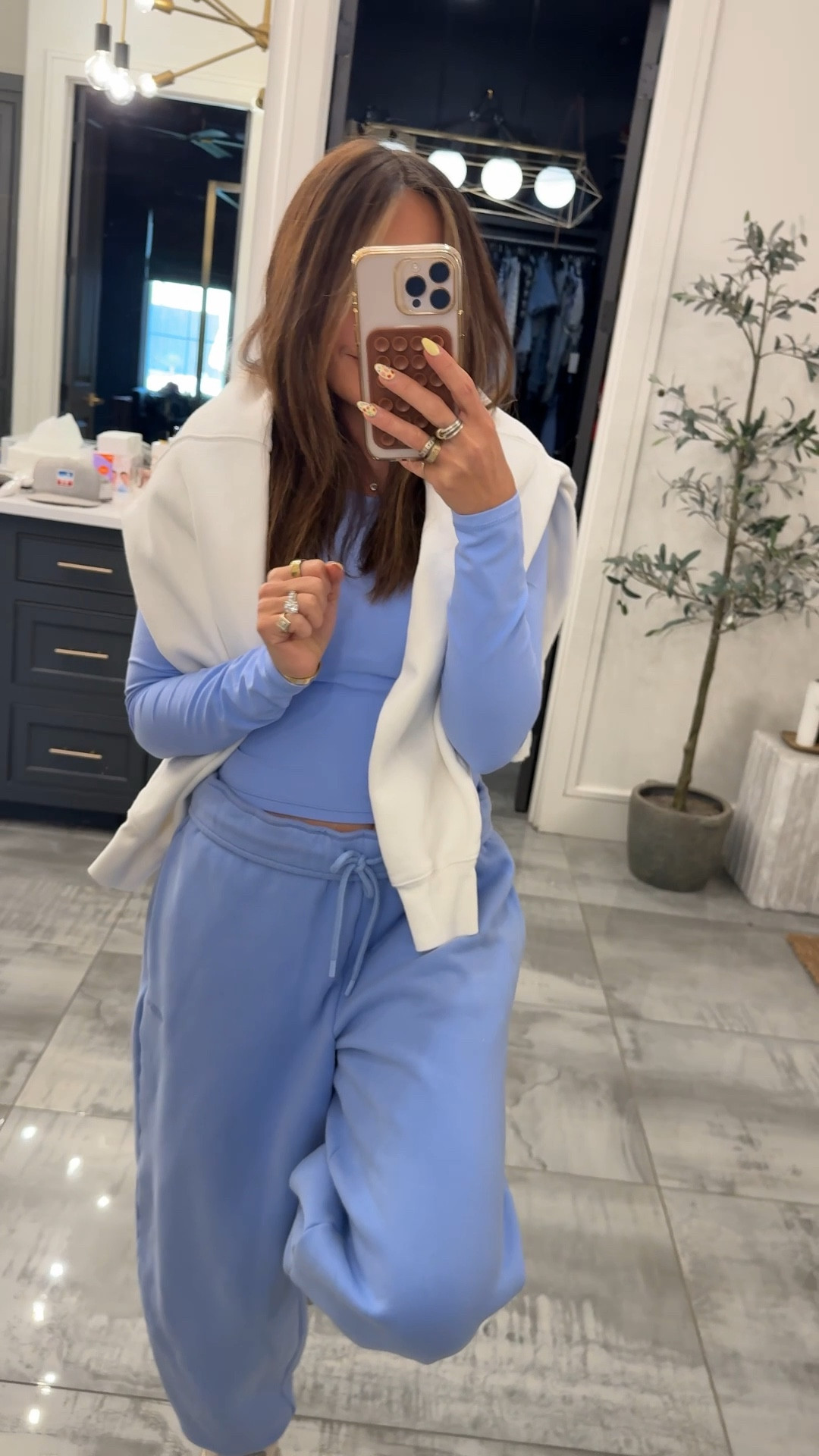 Size small in both tops and XS in bottoms! What I wore to my sons baseball game, it was a cold one  

#LTKStyleTip #LTKPetite #LTKFindsUnder100