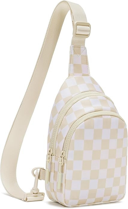 FODOKO Sling Crossbody Bag Main Compartment, Zippered Front Pockets, Adjustable Shoulder Strap, W... | Amazon (US)