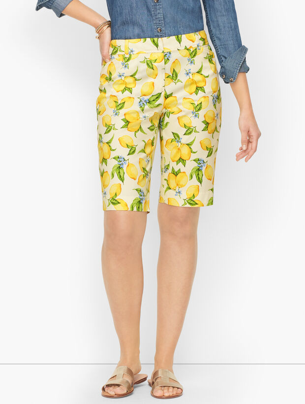 Perfect Shorts - 10.5" - Lemon Blossom | Talbots