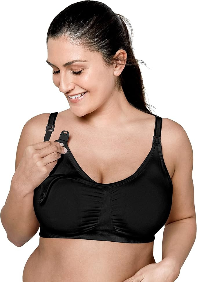 Medela Women's 3 in 1 Nursing & Pumping Bra, Black, Small | Amazon (US)