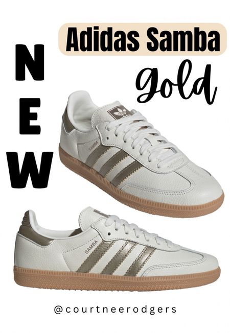 Adidas sambas in the most gorgeous gold color way!😍 ORDERED!! 
I wear a size M6/W7 in Adidas Samba and I’m a size 7.5 for reference!

Adidas samba, best seller, sneakers, adidas sneakers 

#LTKStyleTip #LTKFindsUnder100 #LTKSaleAlert