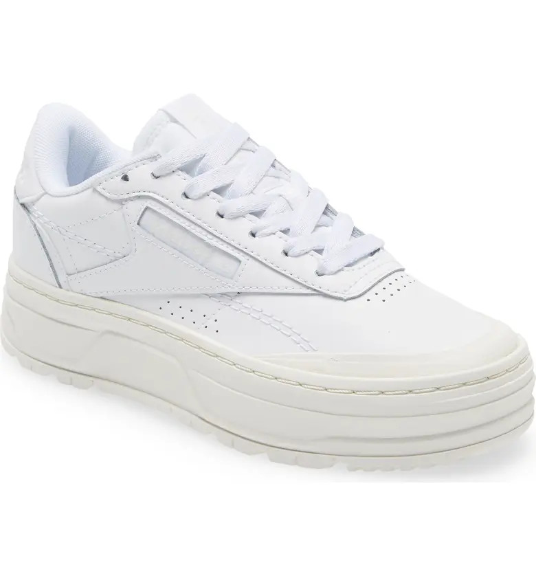 Reebok Club C Double Geo Platform Sneaker | Nordstrom | Nordstrom