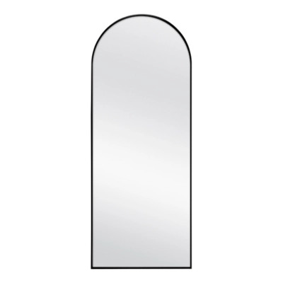 Studio 3B™ 70-Inch x 28-Inch Arched Top Leaner Mirror in Black | Bed Bath & Beyond | Bed Bath & Beyond