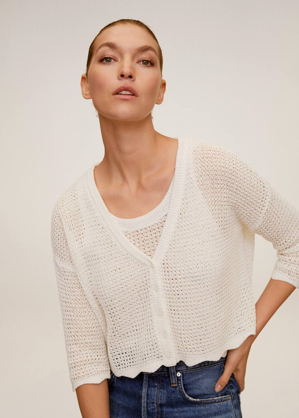Crochet cardigan | MANGO (US)