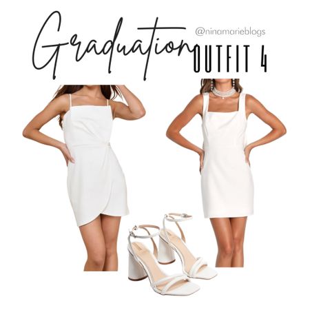 Graduation outfit
Graduation dress 
White dress

#LTKU #LTKStyleTip #LTKFindsUnder100