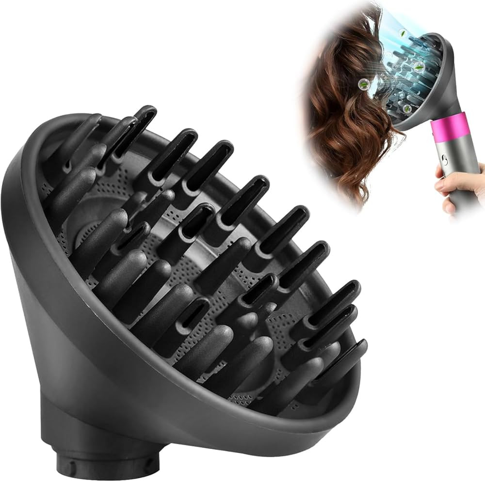 Upgraded Diffuser Attachment for Dyson Curling Iron HS05 HS03 HS01, Portable Hair Dryer Diffuser ... | Amazon (US)