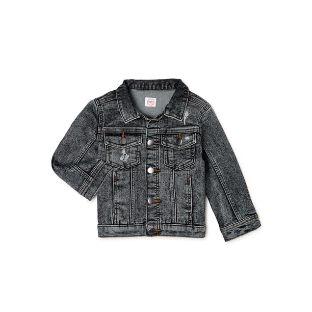 Wonder Nation Baby and Toddler Boy Denim Jacket, Sizes 12M-5T | Walmart (US)