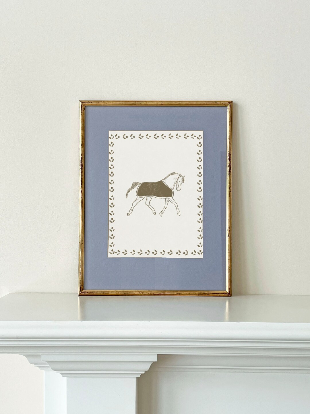 Horse Sketch DIGITAL Art Print Equestrian Vintage Children's Nursery Gallery Wall Art Print PRINT... | Etsy (US)