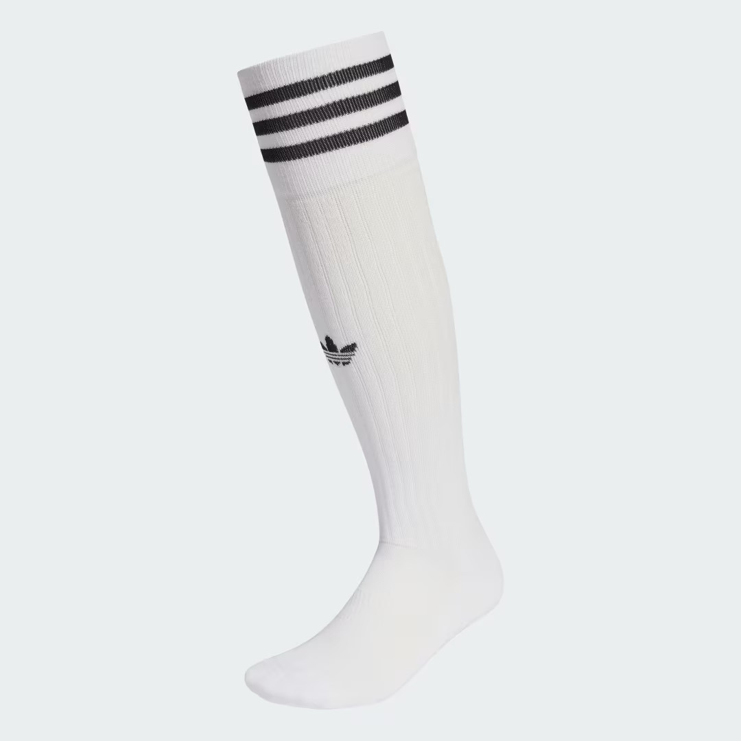 adidas 3 STRIPES FOOTBALL KNEE SOCKS 1 PAIR White M - Football Socks | adidas (US)