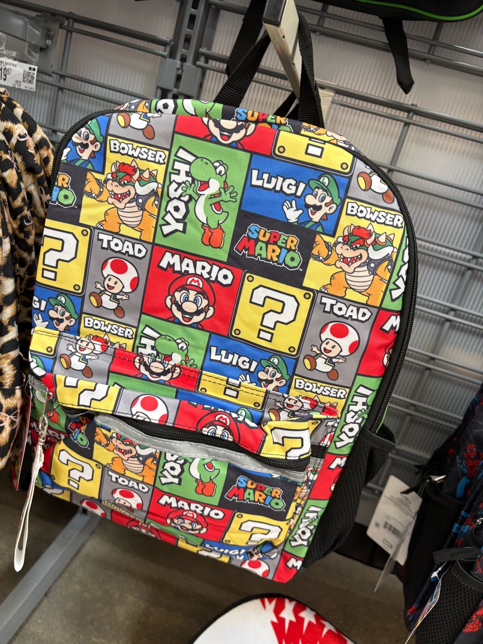 Nintendo Super Mario "Hello There" Boys 17" Backpack, Black

Back-to-school finds are already hitting HARD this year 🎒🍄

This Nintendo Super Mario “Hello There” Boys 17” Backpack is such a fun pick for school season. Featuring Mario, Luigi, Toad, Bowser, and Yoshi on a bold black design, this backpack is perfect for little Nintendo fans who want something fun but still practical for everyday school use.

The 17” size is great for books, folders, lunchboxes, and all the back-to-school essentials. It also has adjustable straps and a roomy main compartment, making it ideal for elementary school, daycare, travel, and everyday adventures.

At just $17, this is an affordable character backpack that’s perfect for back-to-school shopping, birthday gifts, or any Mario fan getting ready for the school year.

#LTKKids #BackToSchool #SuperMario #NintendoKids #MarioBackpack #KidsBackpack #SchoolSupplies #WalmartFinds #KidsFashion #BackToSchoolShopping

#LTKSeasonal #LTKKids