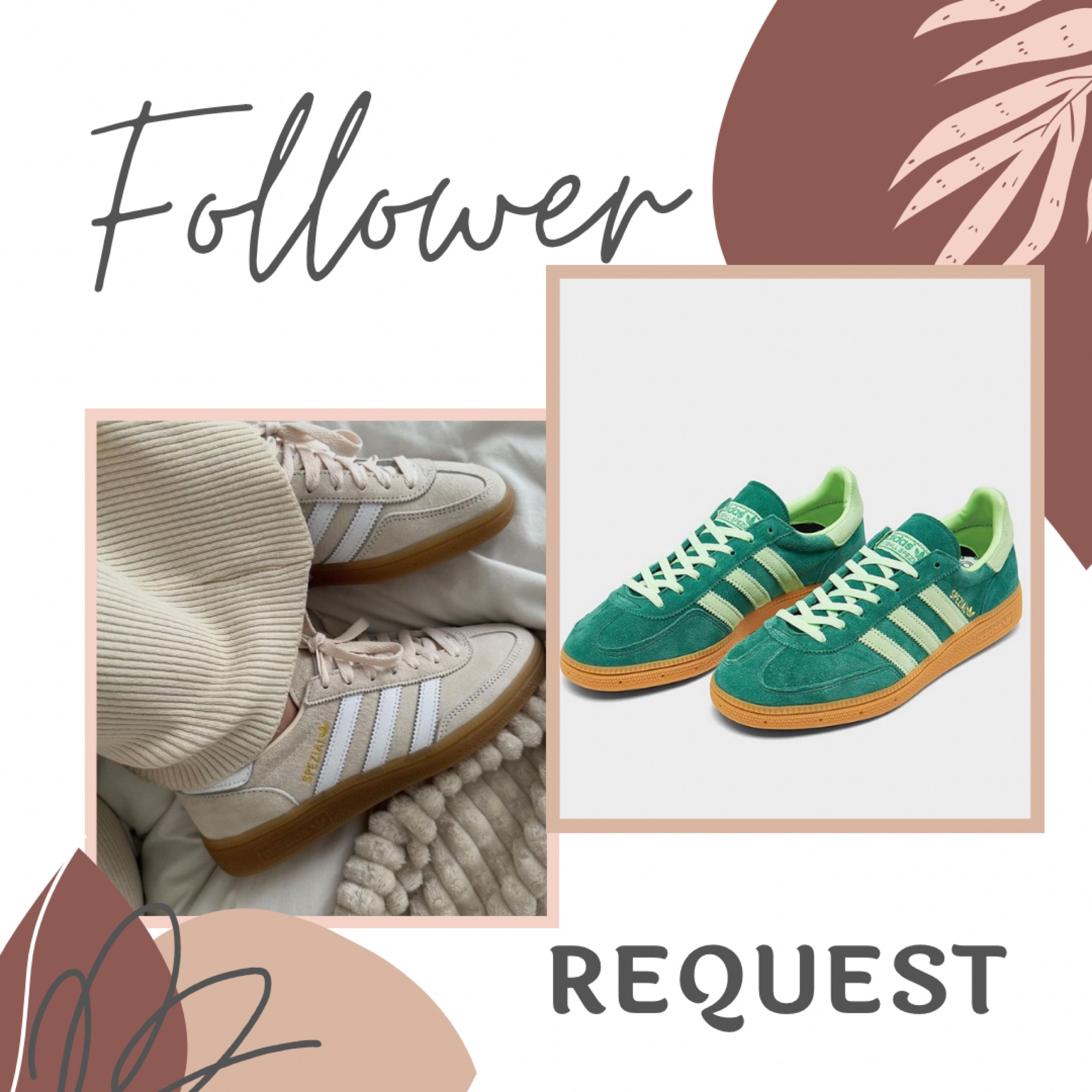 FOLLOWER REQUEST! Check out these beige and green Adidas Spezial’s at the link in my bio! Other colors linked too!🔗

#LTKstyletip