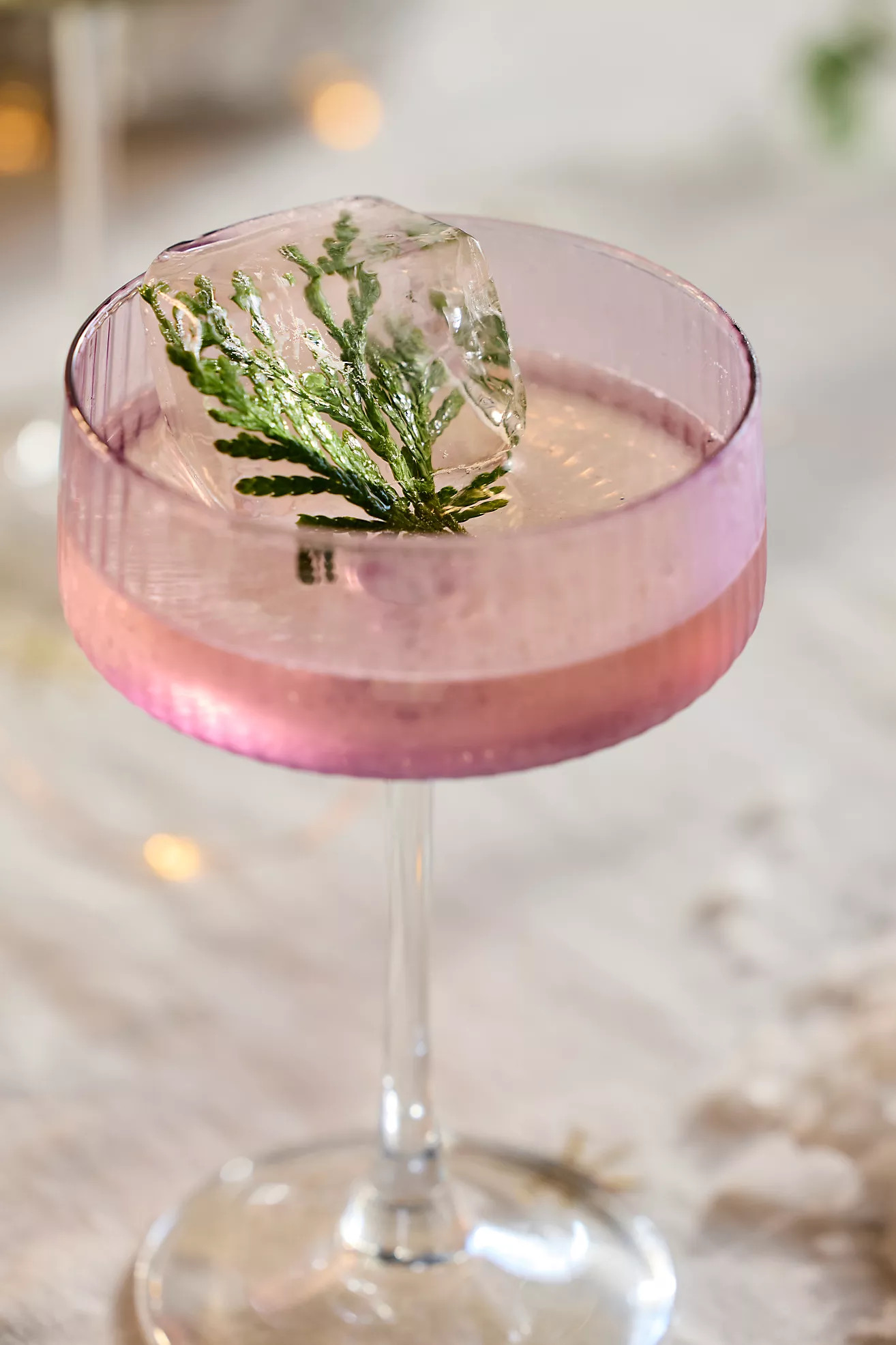 Colorful Glass Coupes, Set of 2 | Anthropologie (US)