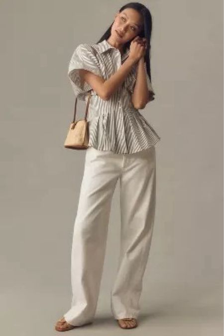 Anthro top - work wear - work style - business casuall

#LTKSeasonal #LTKStyleTip #LTKWorkwear
